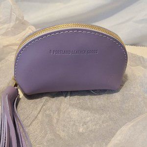 Portland Leather Goods taco tassel pouch in LAVENDER